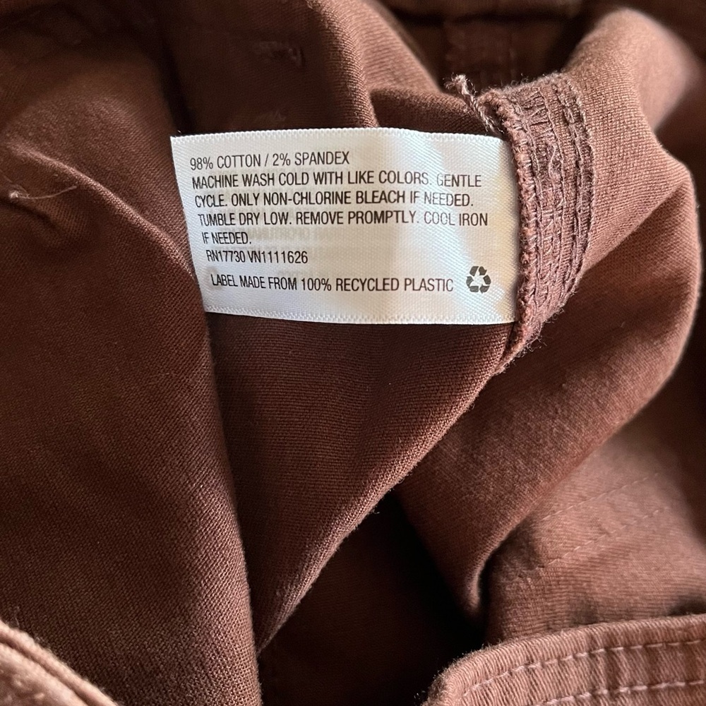 A New Day Women’s Brown Utility Pants Size 6 - Picture 6 of 7